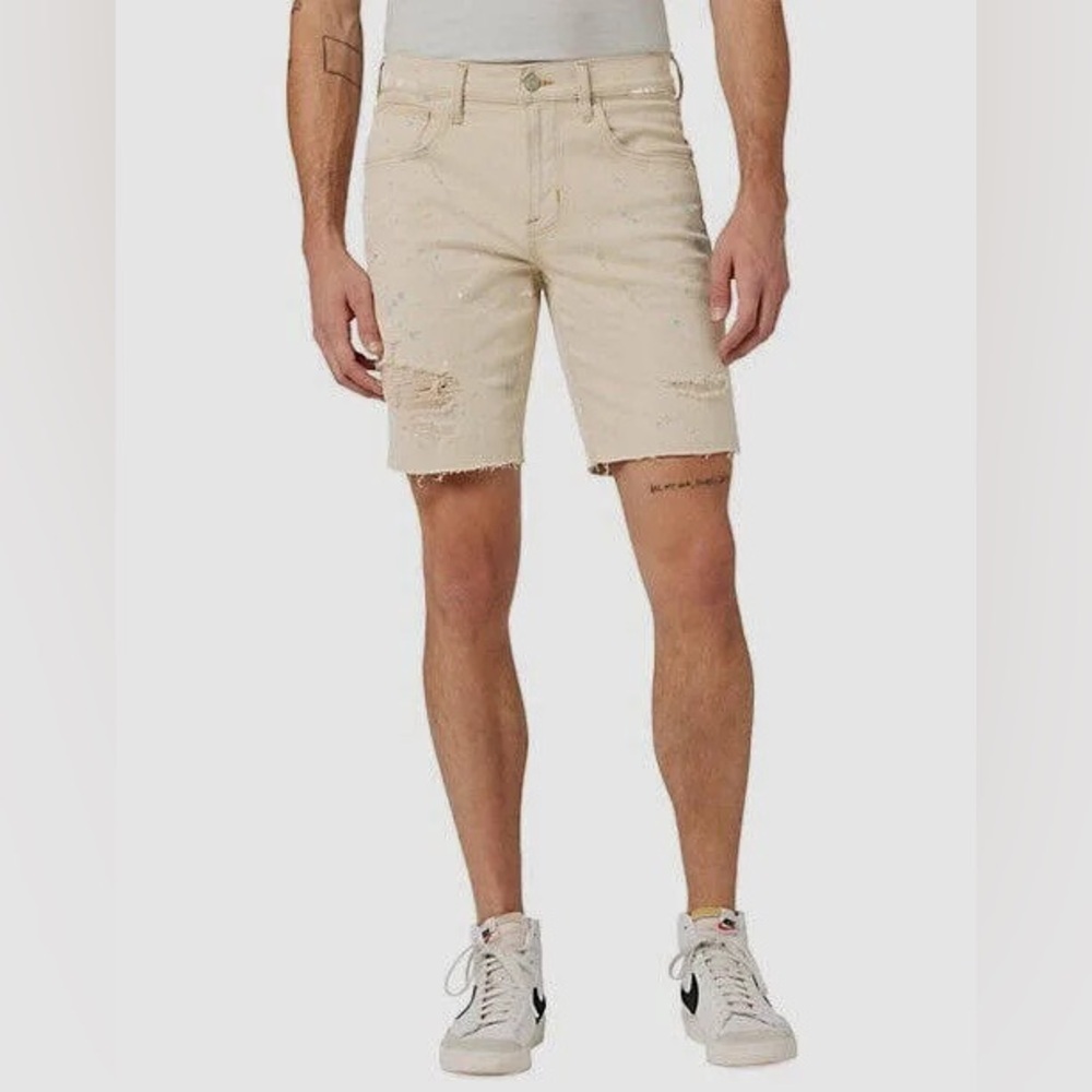 Hudson Jeans Kirk Stretch Cotton Blend Denim Shorts - Size 28 - Deserted - NWT